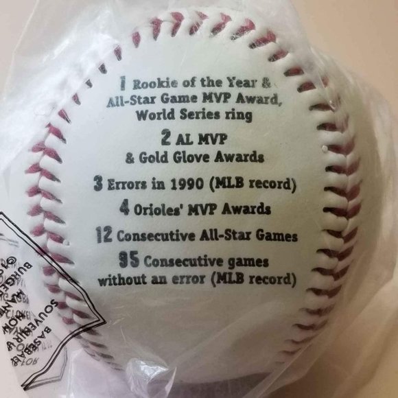NEW Cal Ripken Jr By the Numbers Souvenir Baseball Limited Ed. NIB Burger King - Picture 3 of 4